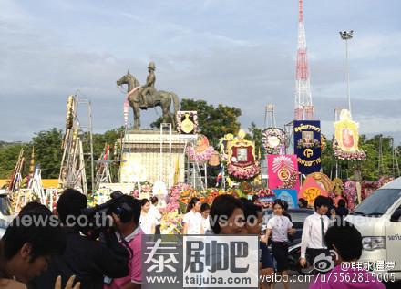 民间纪念拉玛五世举行活动现场照