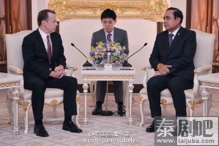 泰国巴育总理府会晤美大使