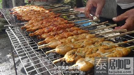 泰国美食素辇府的特色菜品-泰式烤田鸡