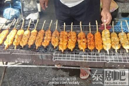 泰国美食素辇府的特色菜品-泰式烤田鸡