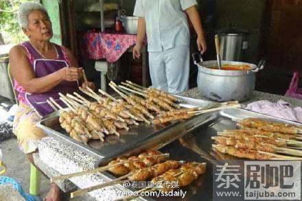 泰国美食素辇府的特色菜品-泰式烤田鸡