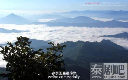 泰国旅游:泰北清莱府云海美景