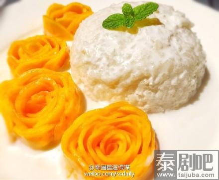 泰国美食芒果糯米饭