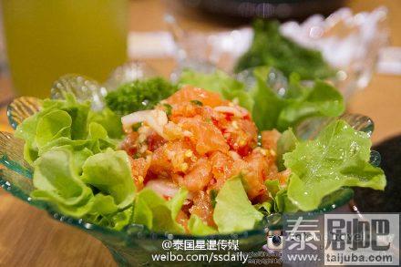 泰国美食:泰式凉拌三文鱼