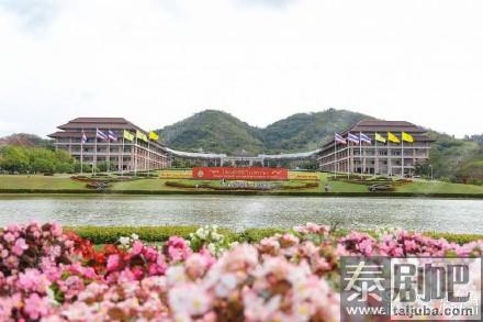 泰国皇太后大学各色植株