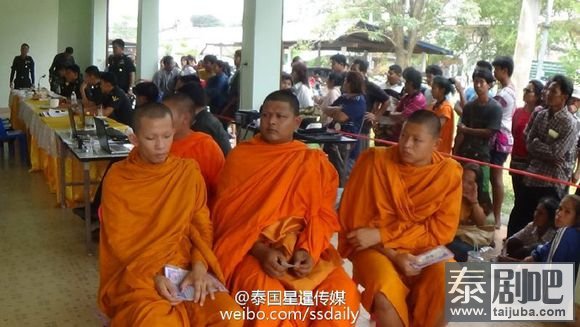 泰国征兵现场