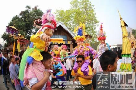 泰国夜丰颂府Poy Sang Long仪式