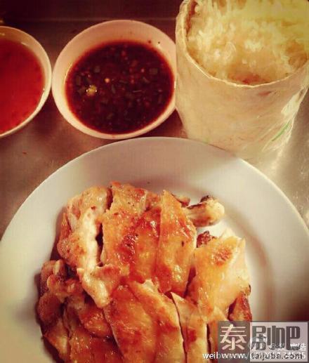 泰国烤鸡糯米饭