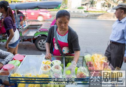 泰国曼谷街边美食