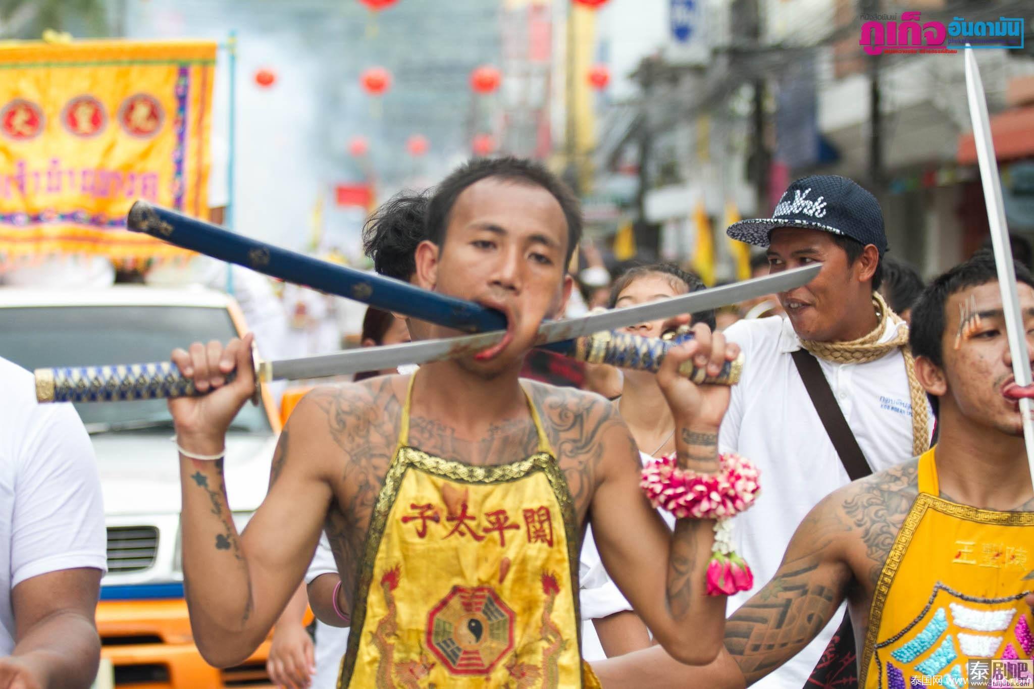 泰国普吉岛九皇斋节现场照