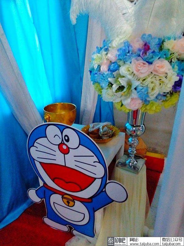 泰国呵叻府超可爱的哆啦A梦主题婚礼