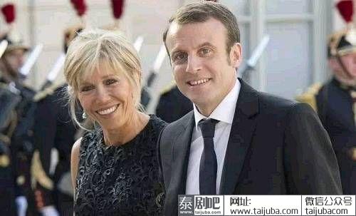 法国新总统马克龙与妻子艾玛纽艾尔