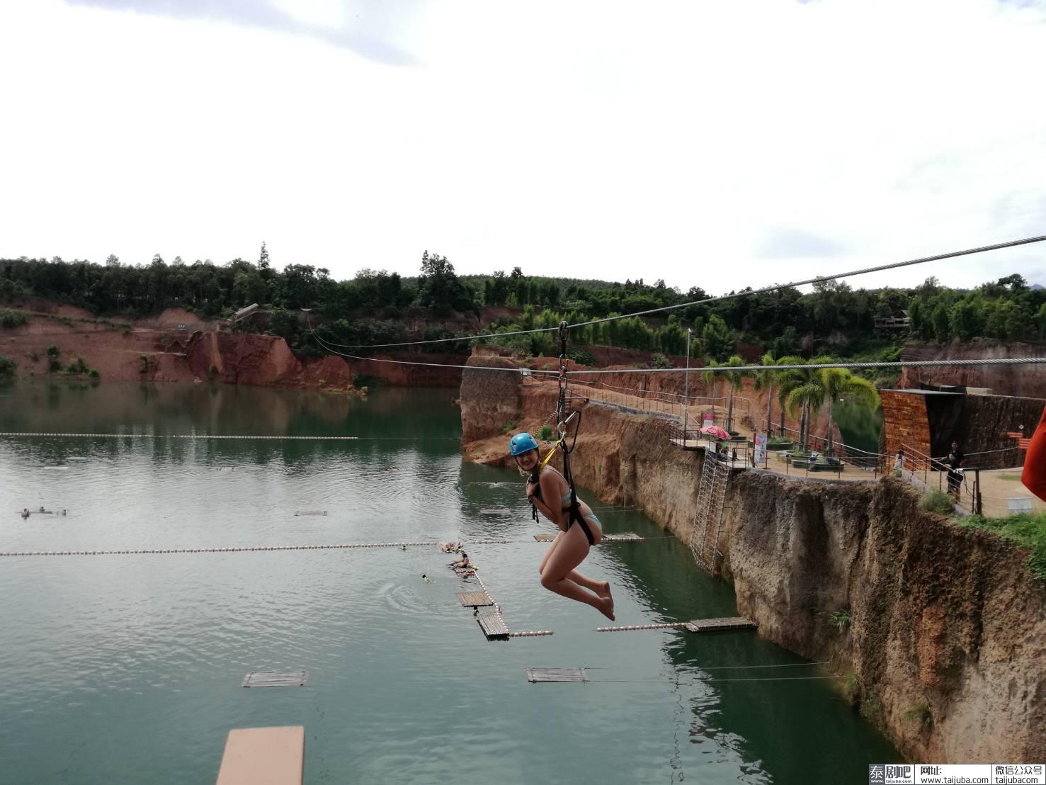 泰国清迈Grand Canyon搭建空中滑索项目