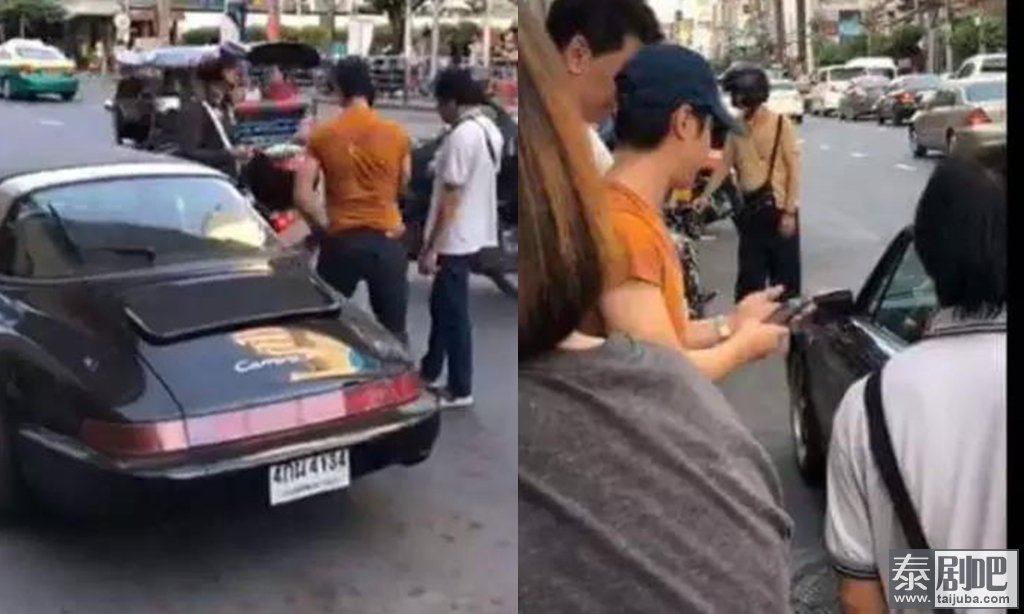 泰国人气男星马里奥驾车与出租车相撞3.jpg