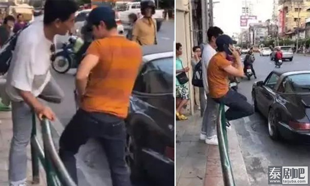 泰国人气男星马里奥驾车与出租车相撞5.jpg