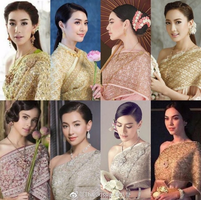 泰国娱乐圈八大美女泰式服装美照