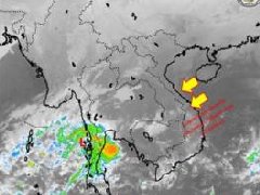 中国南下的季候风暴席卷泰国海湾地区