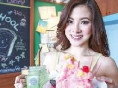 泰星Baifern吕爱惠开校园主题甜品店 生意火爆