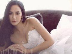 泰星Aump唯美婚纱写真登杂志封面
