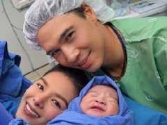 泰星Lydia和丈夫Matthew喜得贵子 儿子起名Dylan