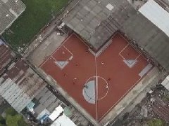 泰国曼谷全球首批不规则球场是什么样子？空间利用