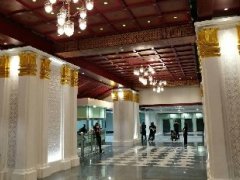 泰国深蓝色地铁捷运线沙南猜站内景曝光 设计风格大气奢华有内涵!