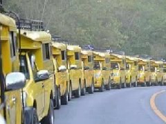 清迈因他农山国家公园开通黄色双条车 带你领略因他农山美景