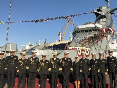 泰国从韩国定制的护卫舰首舰正式下水