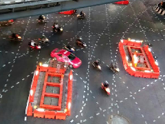 泰国曼谷Bang Phlat十字路口交通路线复杂多样引热议 只为曼谷蓝线捷运将施工