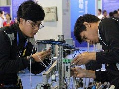 2017中国国际技能大赛泰国团队获铜牌
