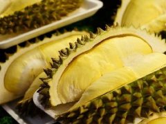 泰国芭提雅东芭乐园邀中国游客品尝榴莲