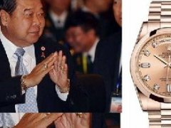 泰国副总理兼国防部长巴逸被扒出24块名表 回应：都是朋友的！