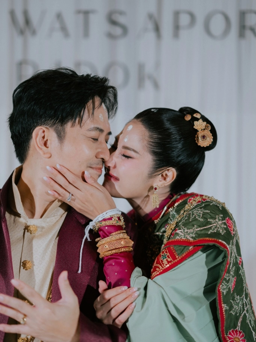 反派女星Eiem举行兰纳婚礼，清莱现场甜蜜又隆重